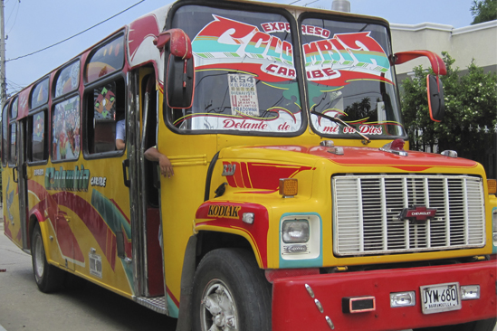 On the Buses- Colombia Style